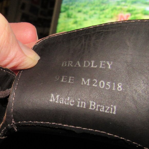 Helm Men's Brown Lace-Up Derbys Size 9 EE Made in Brazil - Picture 13 of 13